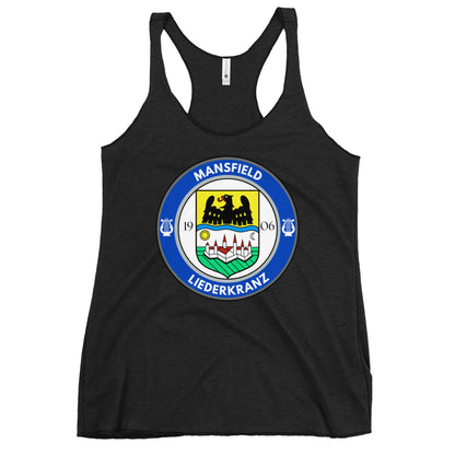 Performance | Thin Racerback Tank Top | Liederkranz Soccer Club | Badge Logo