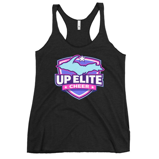 Performance | Thin Racerback Tank Top | UP Elite Cheer | Shield Logo