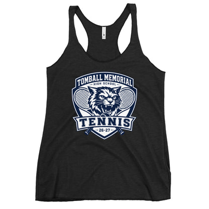 Performance | Thin Racerback Tank Top | TMHS Tennis | Shield Logo