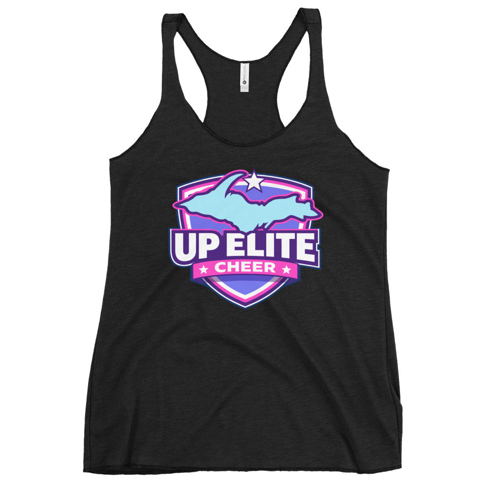 Performance | Thin Racerback Tank Top | UP Elite Cheer | Shield Logo