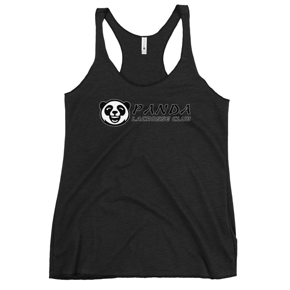 Performance | Thin Racerback Tank Top | Panda Lacrosse Club | Crest Logo