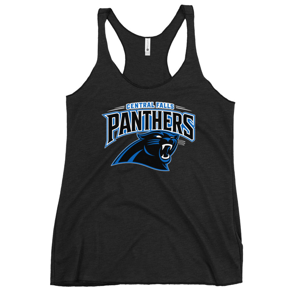 Performance | Thin Racerback Tank Top | Central Falls Panthers | Emblem Logo