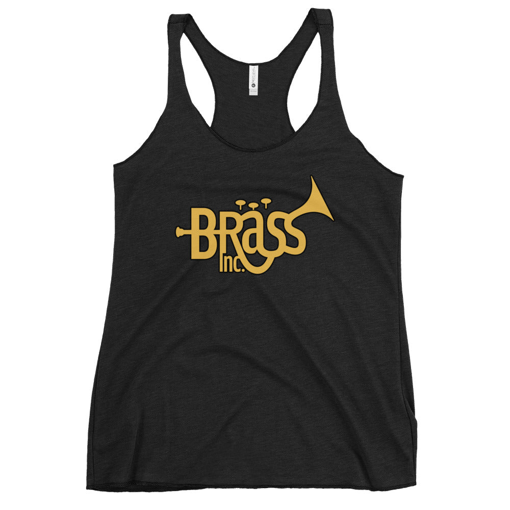 Performance | Thin Racerback Tank Top | Brass Inc. | Emblem Logo