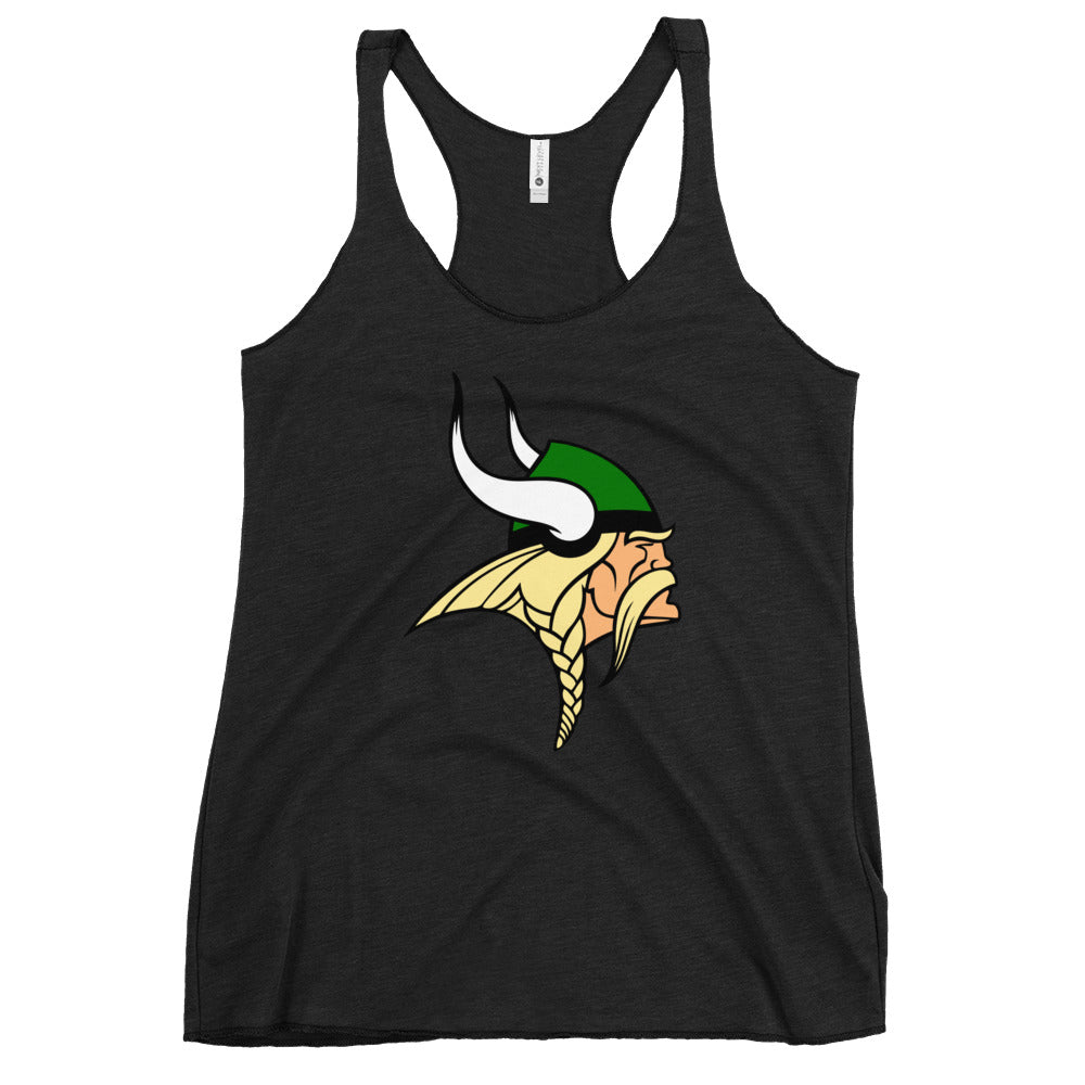 Performance | Thin Racerback Tank Top | Langley High School Girls Varsity Lacrosse | Crest Logo