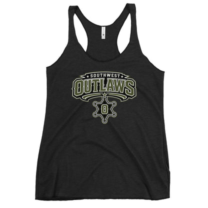 Performance | Thin Racerback Tank Top | Southwest Outlaws | Frontier Athletics Logo