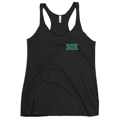 Performance | Thin Racerback Tank Top | Greenville Sox | Emblem Logo