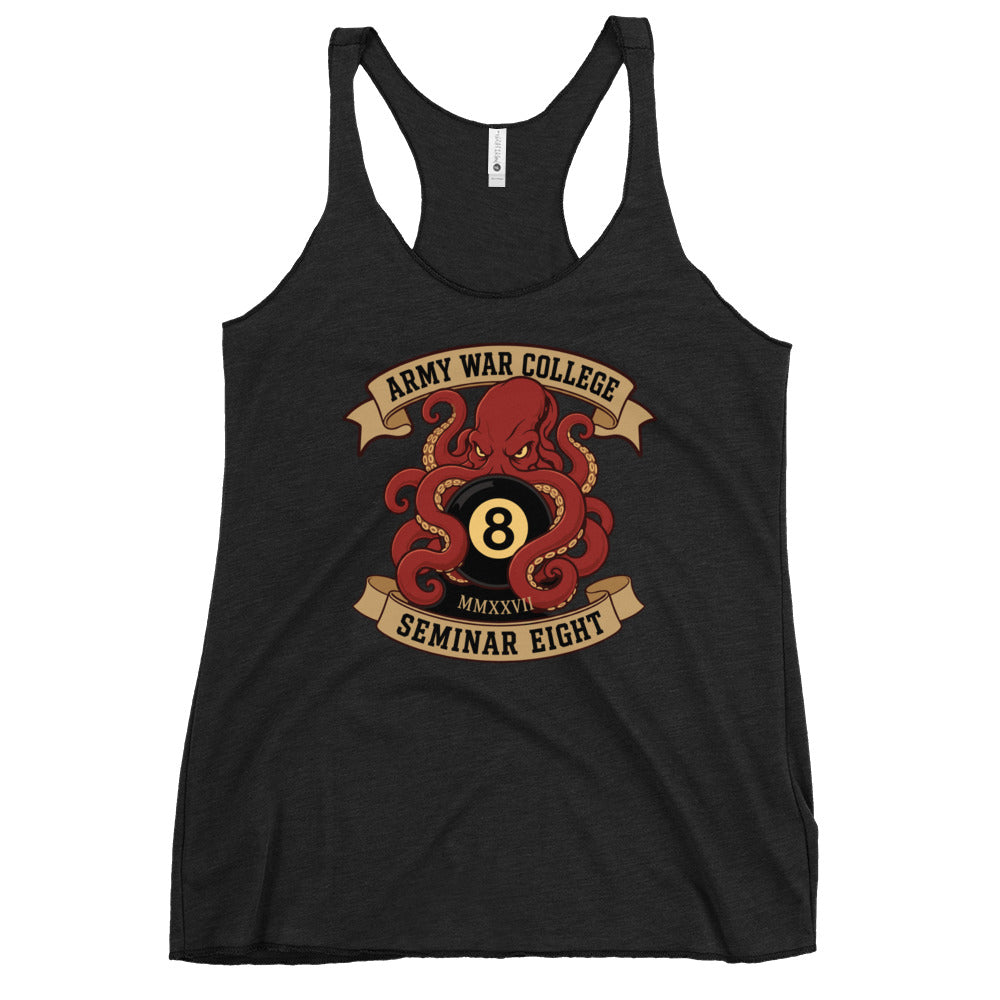 Performance | Thin Racerback Tank Top | Army War College (Seminar 8) | Crest Logo