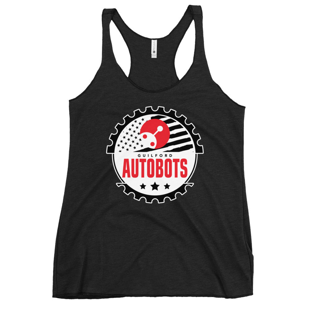 Performance | Thin Racerback Tank Top | Guilford Autobots | Emblem Logo