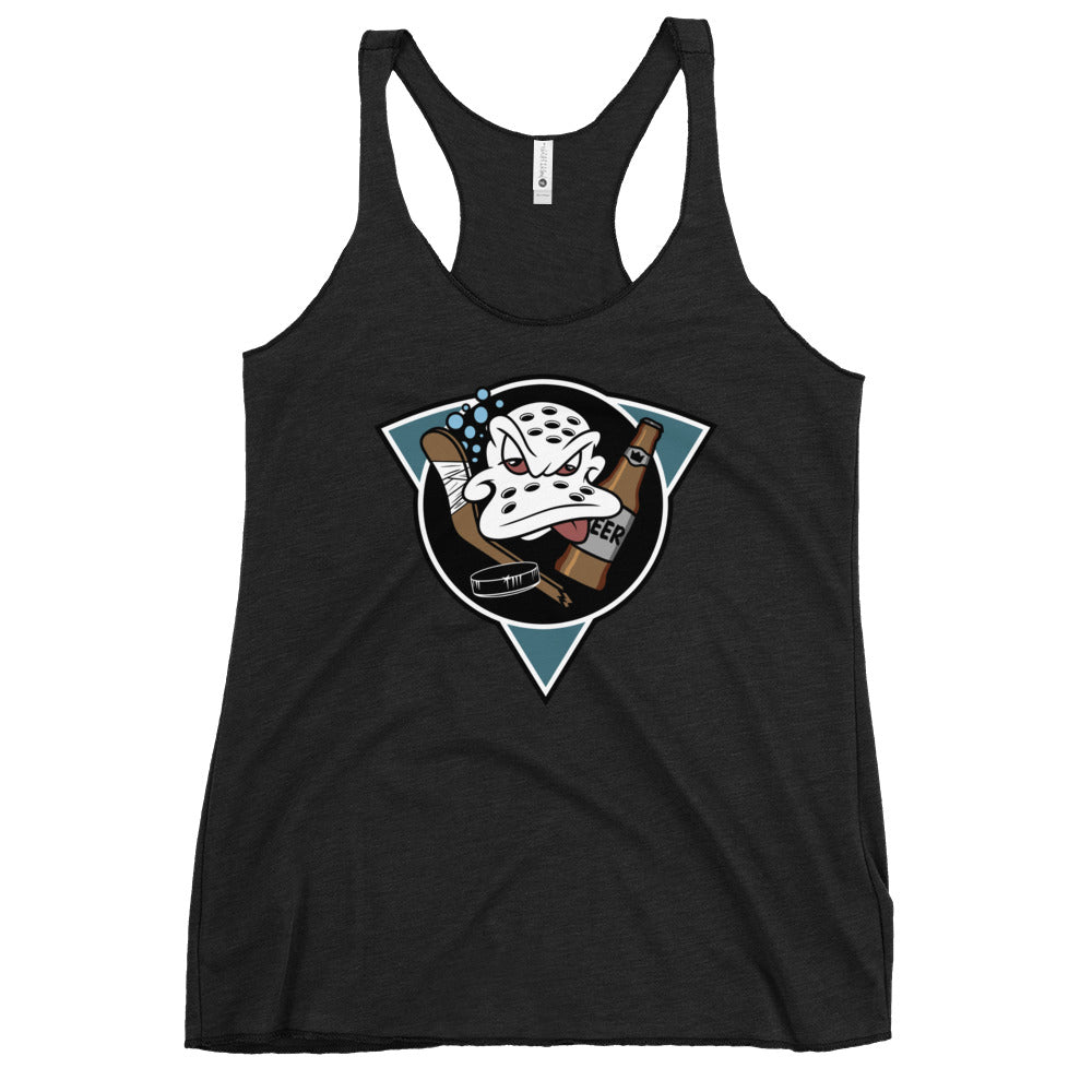 Performance | Thin Racerback Tank Top | Mighty Drunks | Crest Logo