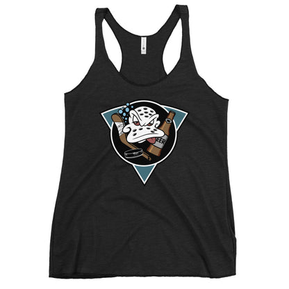 Performance | Thin Racerback Tank Top | Mighty Drunks | Crest Logo