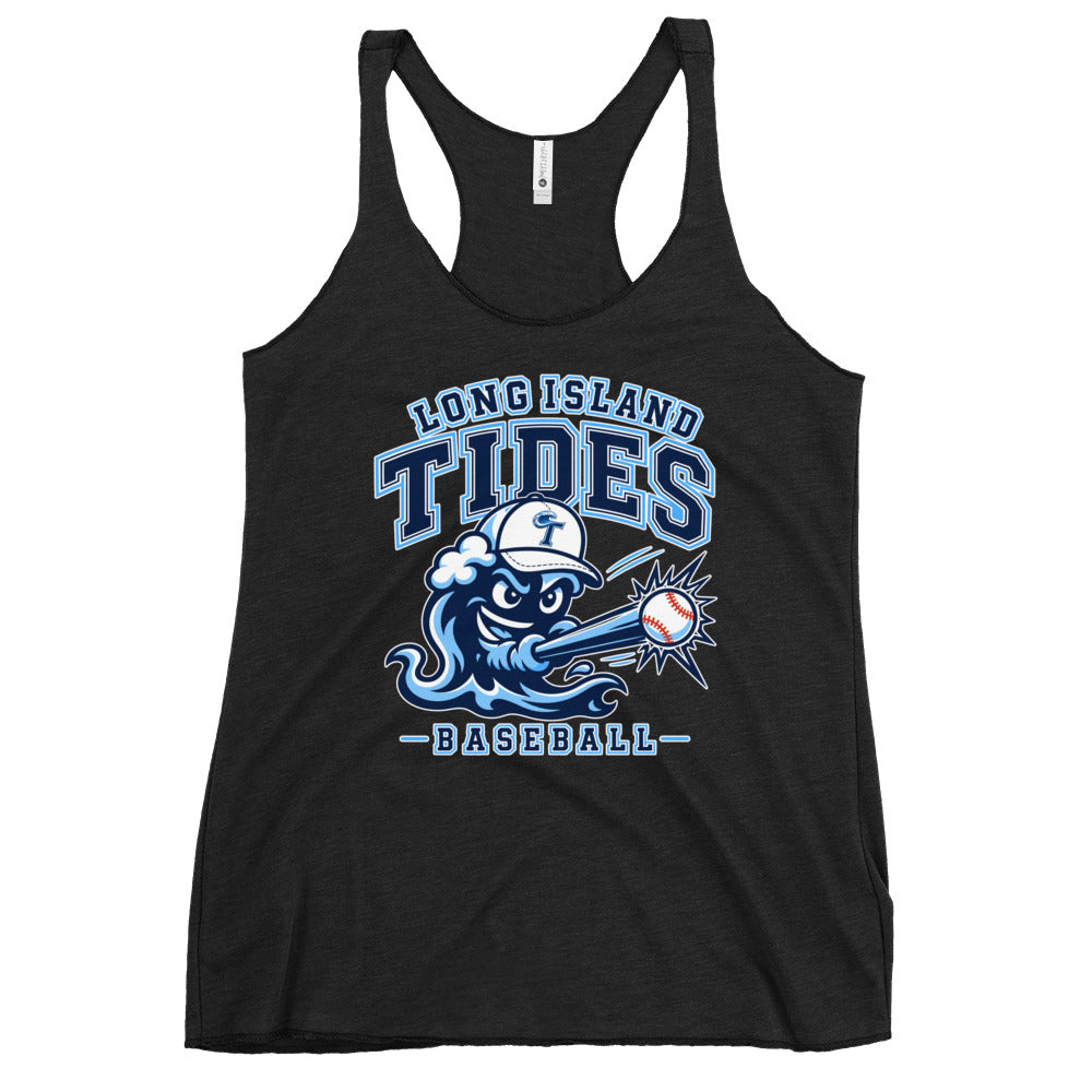 Performance | Thin Racerback Tank Top | Long Island Tides Baseball | Valor Logo