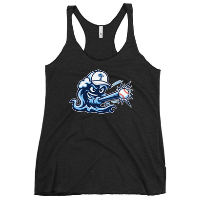 Performance | Thin Racerback Tank Top | Long Island Tides Baseball | Mascot Logo