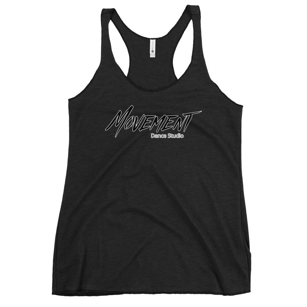Performance | Thin Racerback Tank Top | Movement Dance Studio | Crest Logo