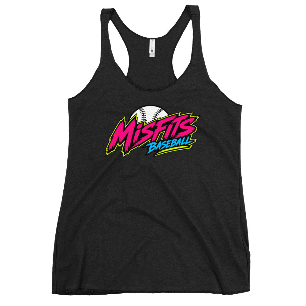 Performance | Thin Racerback Tank Top | Misfits Baseball | Athletics Logo