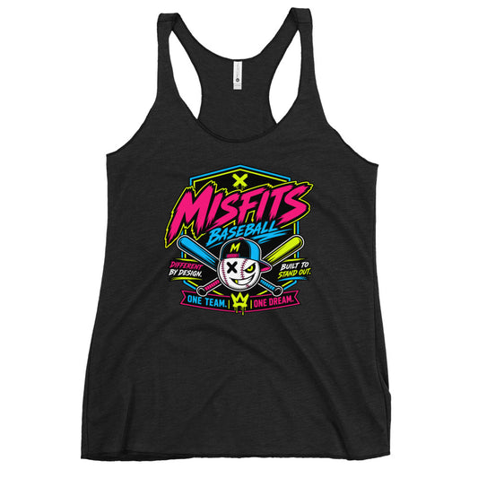 Performance | Thin Racerback Tank Top | Misfits Baseball | Valor Logo