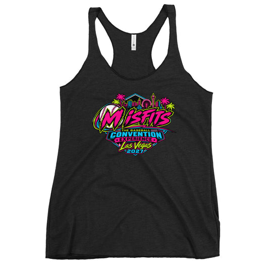 Performance | Thin Racerback Tank Top | Misfits Baseball | Crest Logo