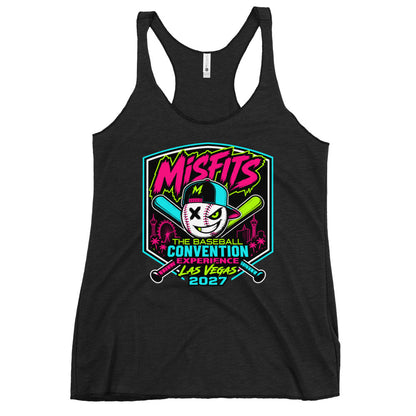 Performance | Thin Racerback Tank Top | Misfits Baseball | Shield Logo