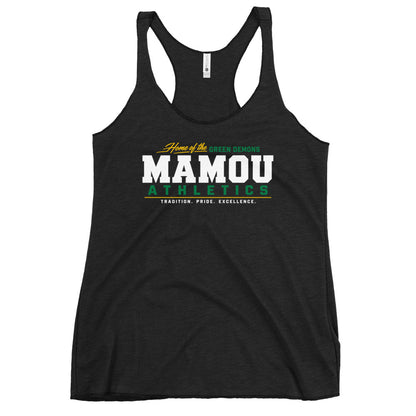 Performance | Thin Racerback Tank Top | Mamou High School | Modern Script Logo