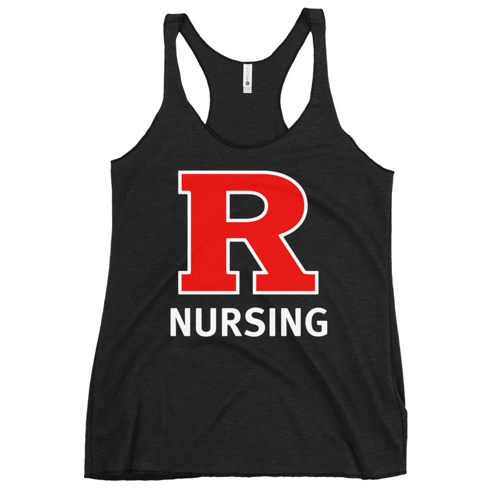 Performance | Thin Racerback Tank Top | Grand View University Nursing | Lettemark Logo