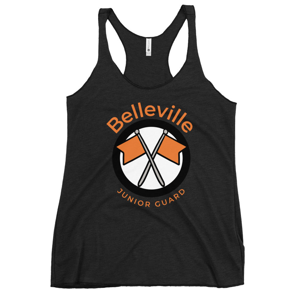 Performance | Thin Racerback Tank Top | Belleville Community Guard Programs | Crest Logo