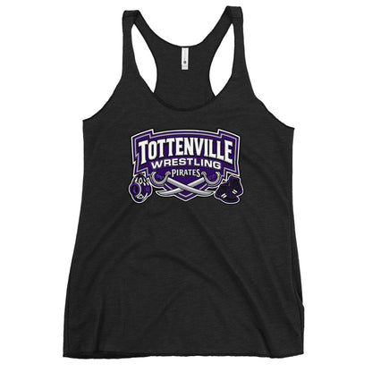 Performance | Thin Racerback Tank Top | Tottenville wrestling club | Vanguard Logo