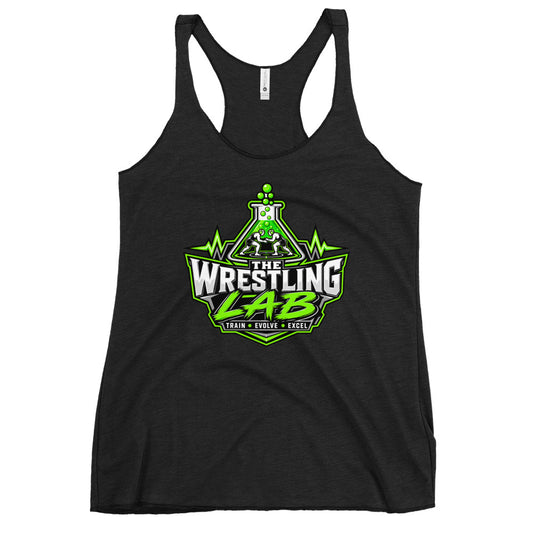 Performance | Thin Racerback Tank Top | The Wrestling Lab | Emblem Logo