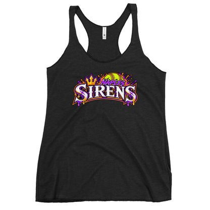 Performance | Thin Racerback Tank Top | Naples Sirens | Emblem Logo