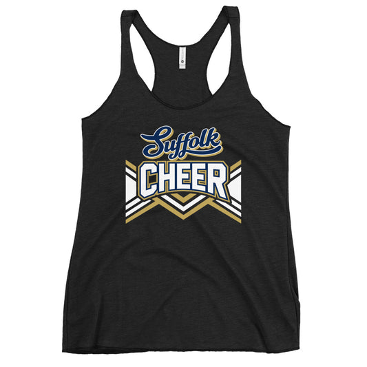 Performance | Thin Racerback Tank Top | Suffolk University Cheerleading | Vanguard Logo