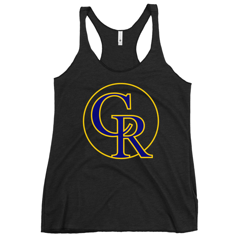 Performance | Thin Racerback Tank Top | Chestnut Ridge Lions Football | Crest Logo