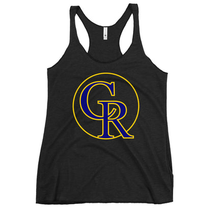 Performance | Thin Racerback Tank Top | Chestnut Ridge Lions Football | Crest Logo