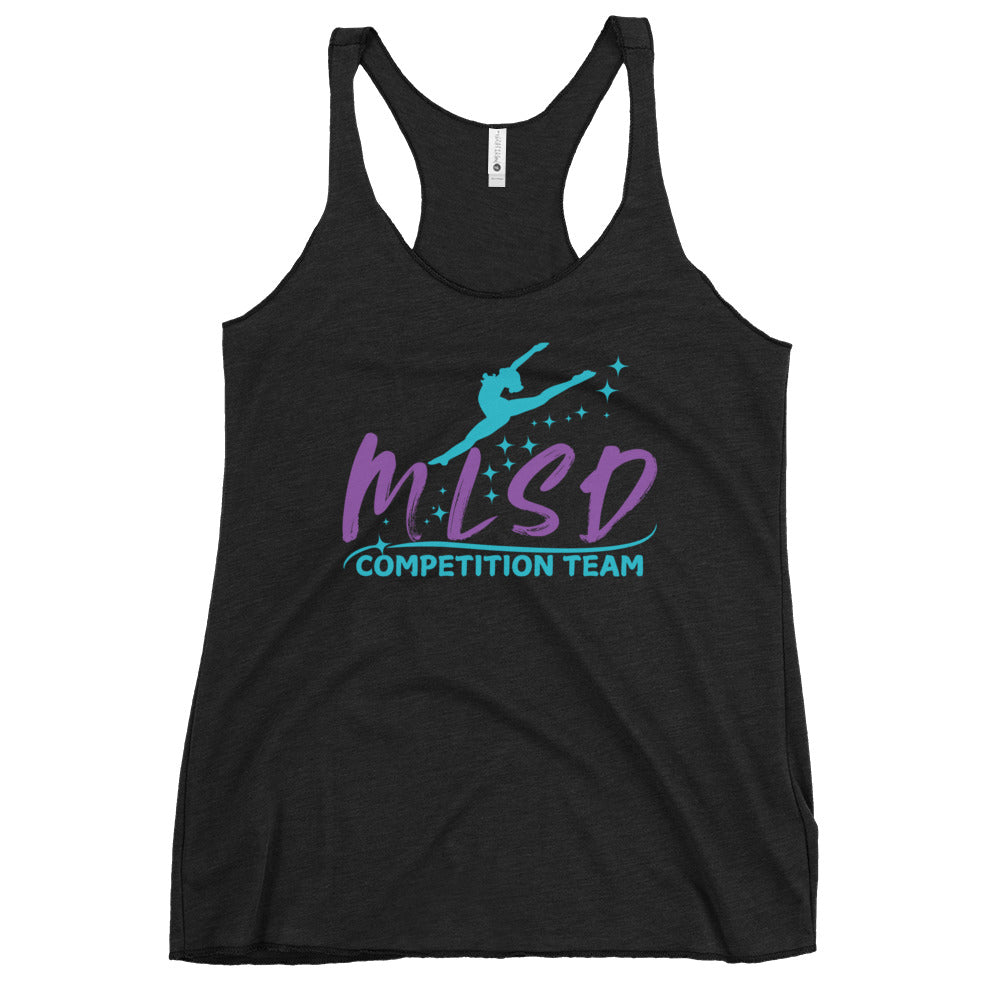 Performance | Thin Racerback Tank Top | Miss Lorraine’s School of Dance | Lettermark Logo