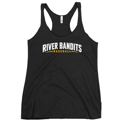 Performance | Thin Racerback Tank Top | South Bend River Bandits | Lettermark Logo