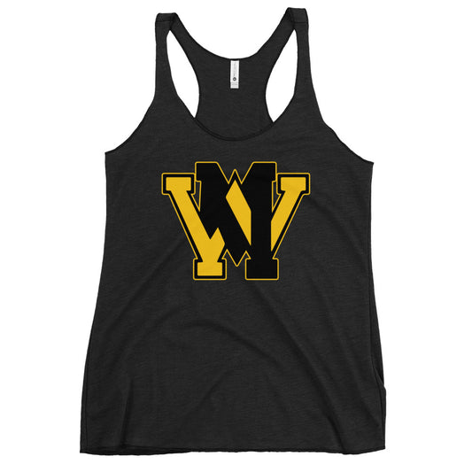 Performance | Thin Racerback Tank Top | West Milford Indoor Track & Field Team | Emblem Logo