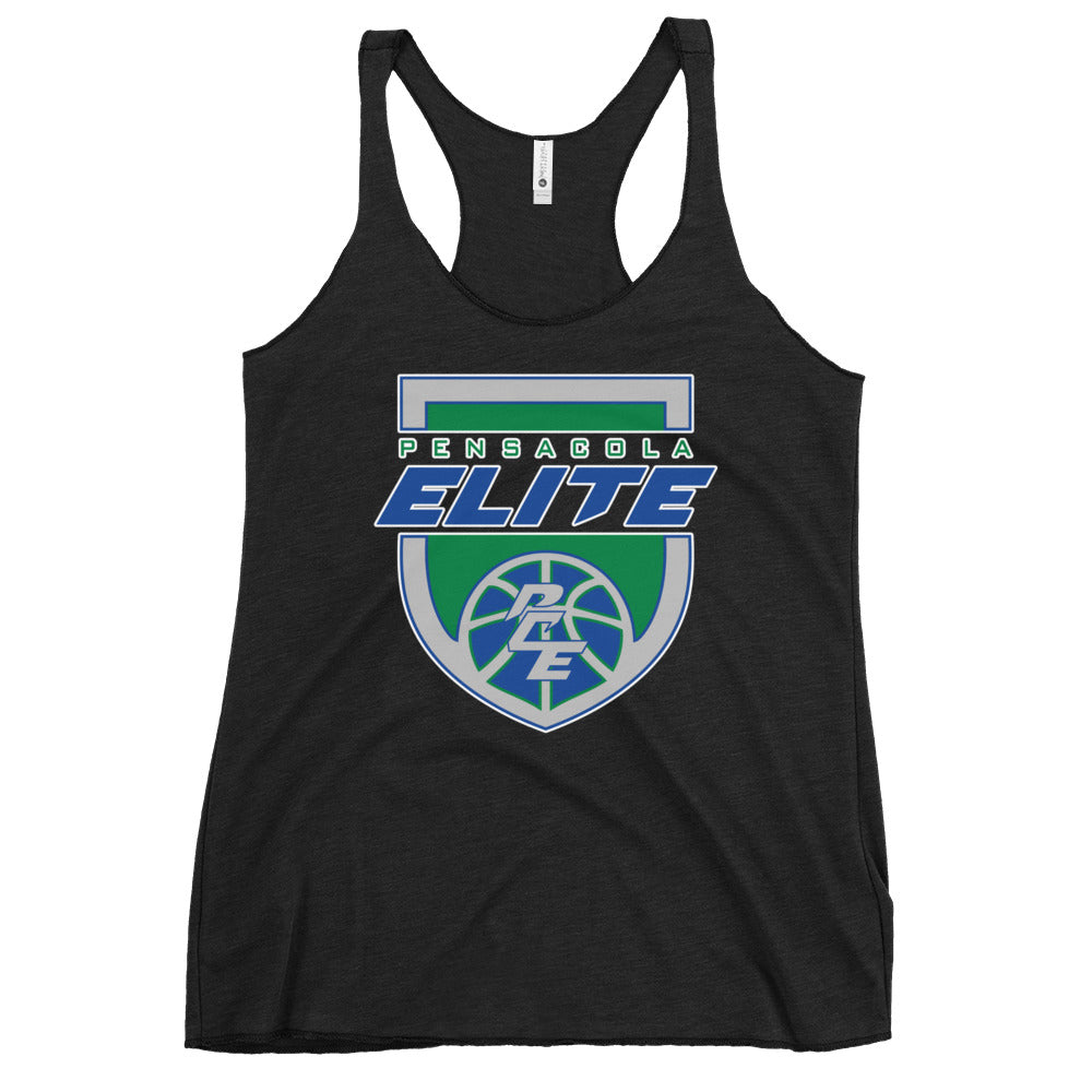 Performance | Thin Racerback Tank Top | Pensacola Elite Inc. | Shield Logo