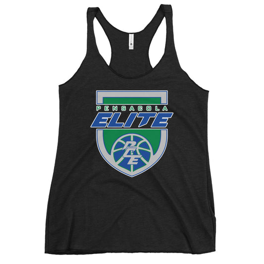 Performance | Thin Racerback Tank Top | Pensacola Elite Inc. | Shield Logo