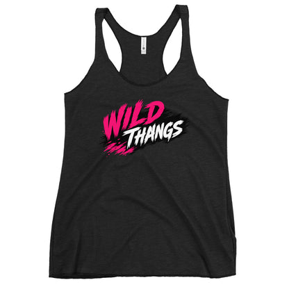 Performance | Thin Racerback Tank Top | Wild Thangs | Crest Logo