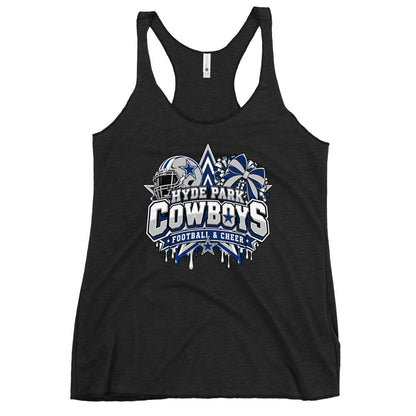 Performance | Thin Racerback Tank Top | Hyde Park Cowboys | Crest Logo