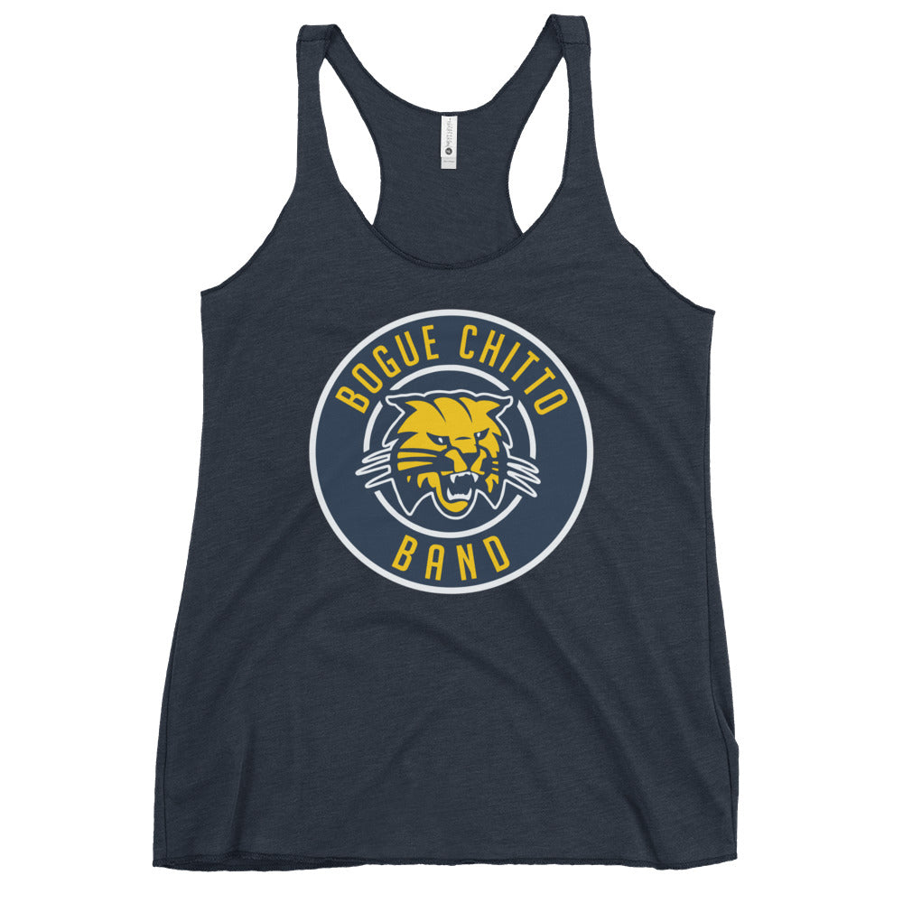 Performance | Thin Racerback Tank Top | Bogue Chitto Band | Badge Logo