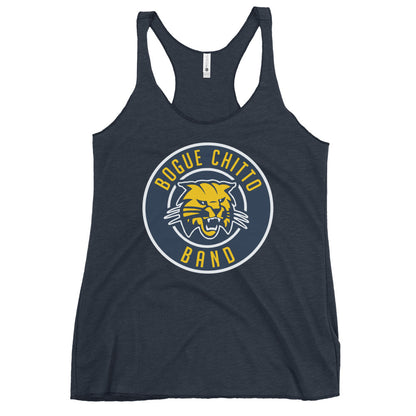 Performance | Thin Racerback Tank Top | Bogue Chitto Band | Badge Logo