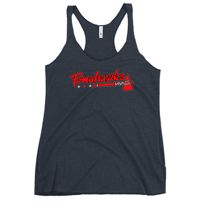Performance | Thin Racerback Tank Top | Tomahawks | Crest Logo