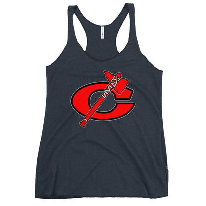 Performance | Thin Racerback Tank Top | Tomahawks | Emblem Logo