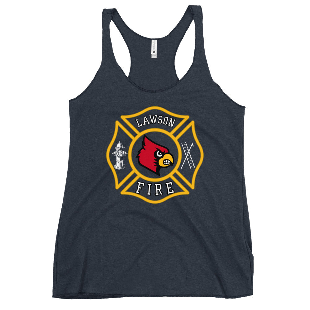 Performance | Thin Racerback Tank Top | Lawson Fire Department | Crest Logo