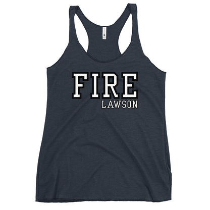 Performance | Thin Racerback Tank Top | Lawson Fire Department | Script Logo