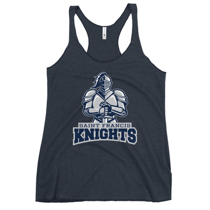 Performance | Thin Racerback Tank Top | Saint Francis School | Valor Athletics Logo