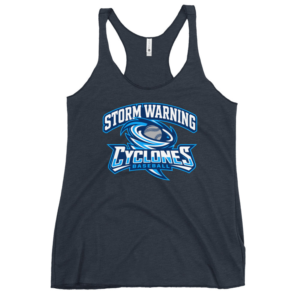 Performance | Thin Racerback Tank Top | Centre County Cyclones | Vanguard Logo