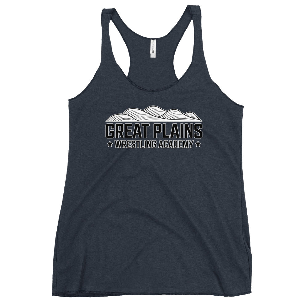 Performance | Thin Racerback Tank Top | Great Plains Wrestling Academy | Crest Logo