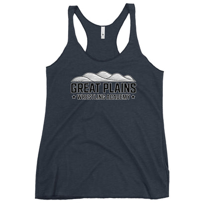 Performance | Thin Racerback Tank Top | Great Plains Wrestling Academy | Crest Logo