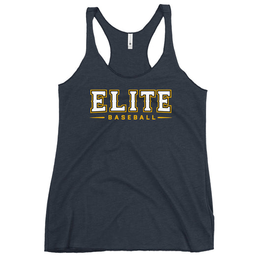 Performance | Thin Racerback Tank Top | Elite Baseball | Vanguard Logo
