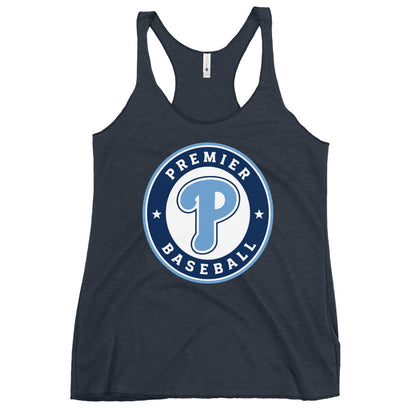 Performance | Thin Racerback Tank Top | Premier Baseball | Badge Logo