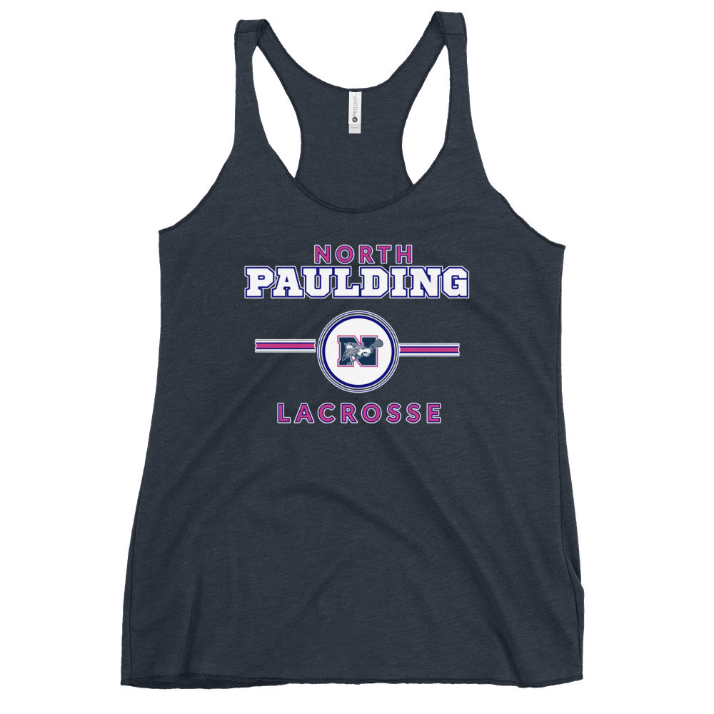 Performance | Thin Racerback Tank Top | North Paulding Lacrosse | Valor Logo